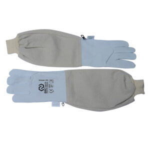 Rękawice pszczelarskie SKÓRZANE długie + gumka – BRCtech