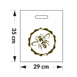 torba foliowa z motywem pszczelarskim / pszczoła