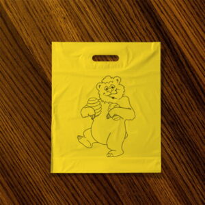 Torba reklamowa market, gruba 50szt – NIEDŹWIEDŹ