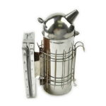 Podkurzacz nierdzewny, okrągły, skóra, duży