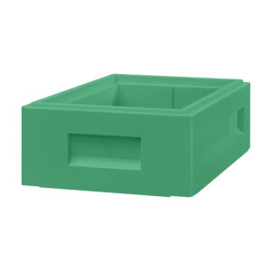 Półkorpus wielkopolski do ula odkładowego 6-ramk. poliuretanowy, kolor