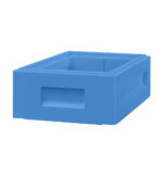 Półkorpus wielkopolski do ula odkładowego 6-ramk. poliuretanowy, kolor