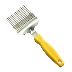 Odsklepiacz nierdzewny z rączką plastikową, 19 igieł