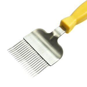 Odsklepiacz nierdzewny z rączką plastikową, 19 igieł - obrazek 2