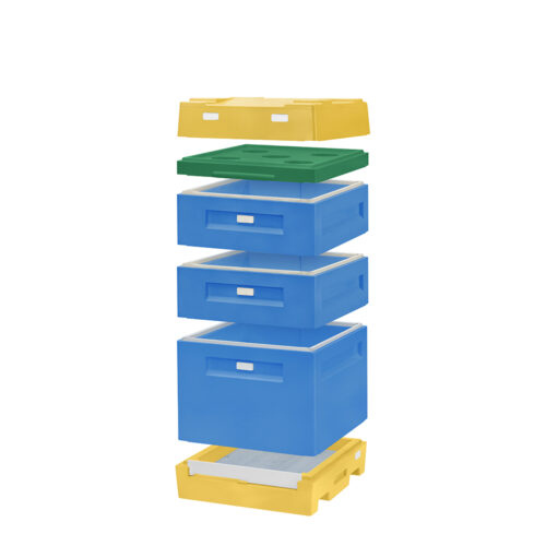 Ul Dadant 10 ramk. - poliuretanowy - zestaw rozbudowany